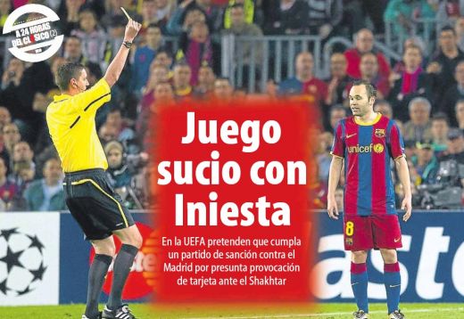 Lovitura MORTALA primita de Barca de la UEFA! Andres Iniesta, SUSPENDAT pentru El Clasico?_2
