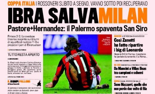 AC Milan Palermo Zlatan Ibrahimovic