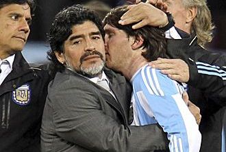 Lionel Messi Diego Armando Maradona