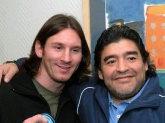 Maradona: "Din respect pentru Messi, nu o sa spun daca e mai bun ca mine!"