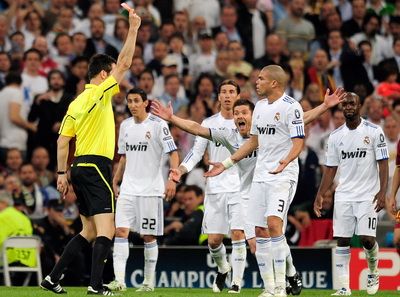 Jose Mourinho fc barcelona Pierluigi Collina Real Madrid