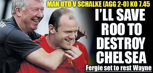 Manchester United Schalke 04 Wayne Rooney