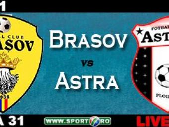 
	Cea mai drastica infrangere pe teren propriu: Brasov 0-3 Astra!
