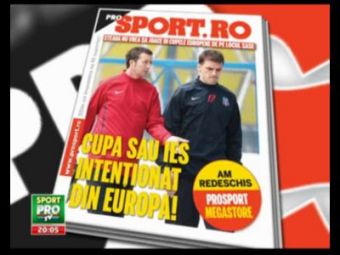 
	Steaua refuza Europa daca nu ia Cupa! Citeste in ProSport-ul de marti planul pentru ultimele doua etape in Ghencea:
