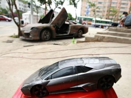 FOTO / Numai in CHINA se putea face asta! Cum arata primul Lamborghini de 10.000 euro :)_1