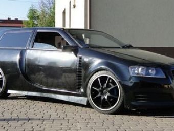 
	Ce mizerie! Un Fiat Uno transformat in Audi arata horror!
