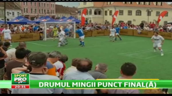 VIDEO Legendele Cupei au facut SHOW la Brasov in ziua finalei! Vezi executia lui Cartu! 
