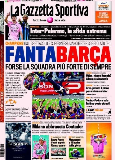 ZIUA in care englezii au uitat de United iar in Spania toate ziarele l-au pozat pe Messi! FOTO:_3