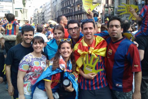 FOTO & VIDEO Fiesta Barcelonei pas cu pas! Artificii, sampanie si cuvintele lacrimogene ale lui Abidal:_14