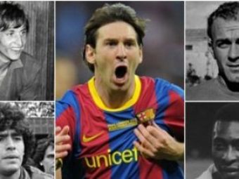 
	E cel mai MIC in teren, dar e URIAS in fotbal! Vezi cifrele care arata ca Messi i-a batut pe toti: Pele, Maradona, Cruyff si Di Stefano!
