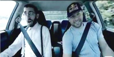 
	VIDEO:&nbsp;Mori de ras cu un libanez mort de frica intr-o masina de drift!
