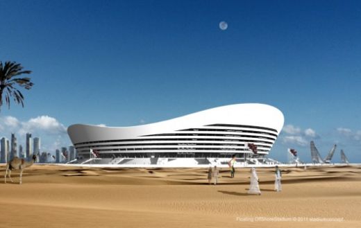 FOTO INCREDIBIL! Qatar pregateste primul stadion plutitor din lume care ar putea gazdui un meci de campionat mondial!_1