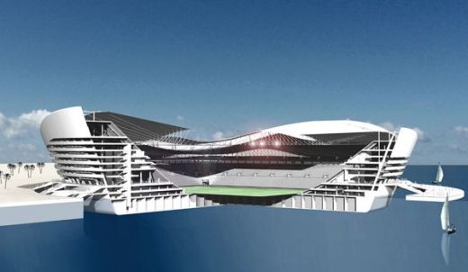 FOTO INCREDIBIL! Qatar pregateste primul stadion plutitor din lume care ar putea gazdui un meci de campionat mondial!_5