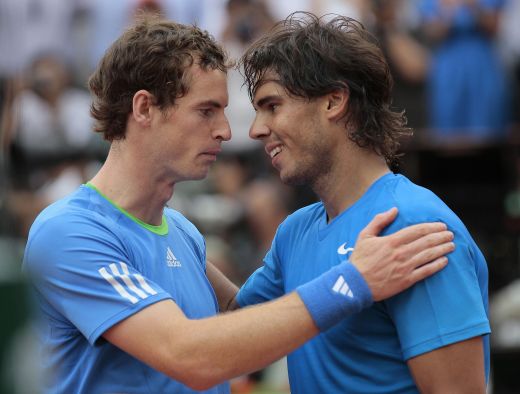 rafael nadal Andy Murray Novak Djokovic Roger Federer Roland Garros