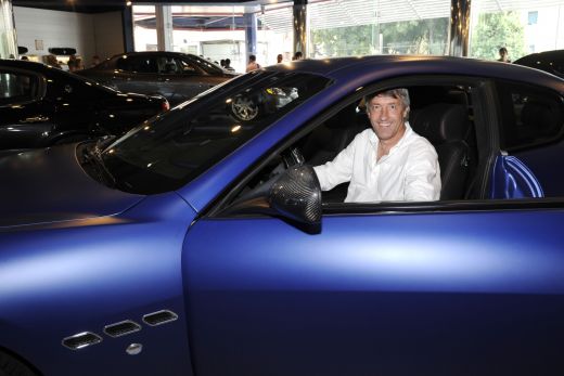 FOTO / Mai pleaca de la Modena? Bergodi a fost in vizita la uzina Maserati cu jucatorii!_1