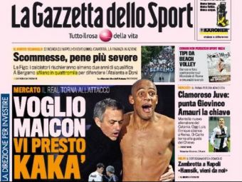 	Mourinho sparge CIRCUL de la Real! Kaka jongla pe SCAUNE in Brazilia, in timp ce Mourinho a anuntat ca-l da! Pe cine ia in schimb
