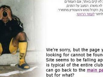 
	Beitar este la pamant dupa plecarea lui Ronny Levy! Mesaj incredibil pe site-ul oficial al clubului :)

