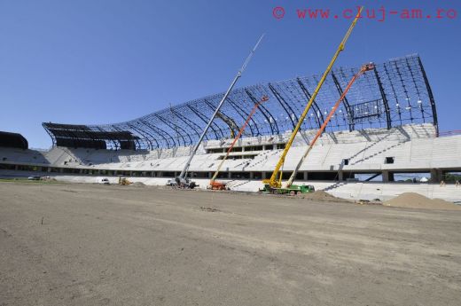 SUPER FOTO! Cluj Arena e gata sa devina stadionul de Liga al Otelului! Primele imagini cu instalarea scaunelor si nocturnei_2