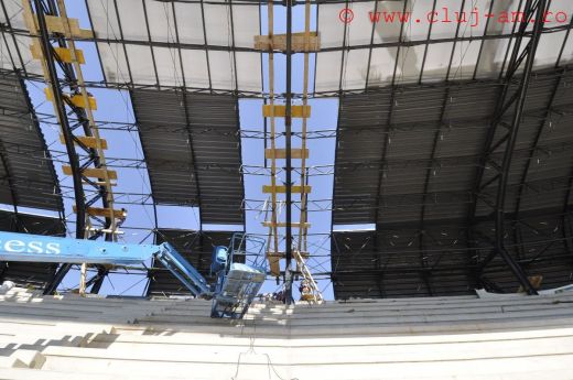 SUPER FOTO! Cluj Arena e gata sa devina stadionul de Liga al Otelului! Primele imagini cu instalarea scaunelor si nocturnei_4