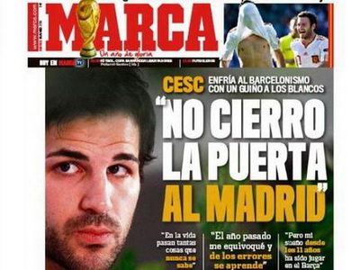 Cesc Fabregas fc barcelona Real Madrid
