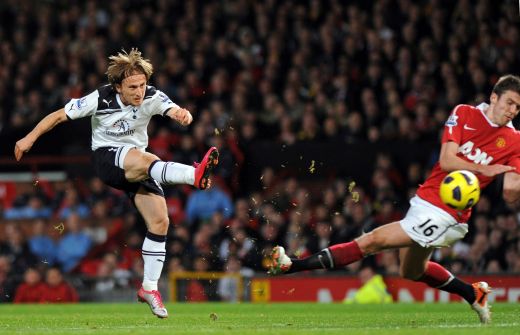 Luka Modric Dimitar Berbatov Manchester City Manchester United Premier League