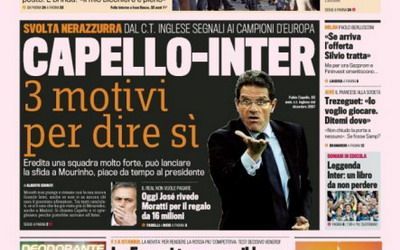 Fabio Capello Anglia Inter