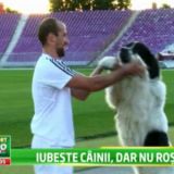 VIDEO: Singurul caine iubit la Steaua! Vezi cum l-a dresat Latovlevic sa-l ajute cu conditia fizica:)