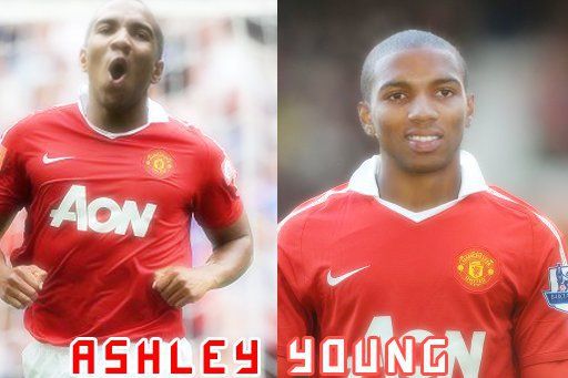 Alex Ferguson Ashley Young Manchester United