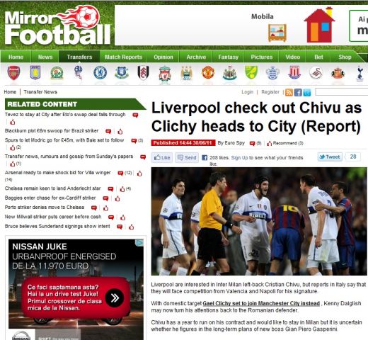 Chivu e aproape de un SUPER transfer: Liverpool il vrea! Vezi cum au CLACAT romanii care au jucat in Anglia_1