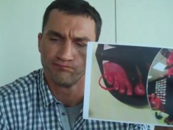 SUPER VIDEO Klitschko l-a facut KO pe Haye dupa meci! Il UMILESTE fara sa scoata niciun cuvant: