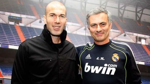Real Madrid Jose Mourinho Zinedine Zidane