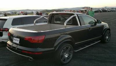 Audi Q7 hoax pickup poze spion prototip