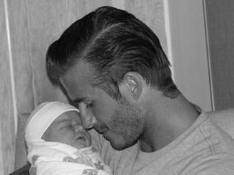 FOTO / Prima poza cu fiica lui Beckham, Harper Seven!