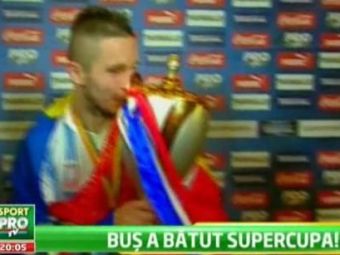 VIDEO Fratii Bus cuceresc Liga I! Super imagini cu oamenii care au INGENUNCHIAT Steaua la Supercupa!
