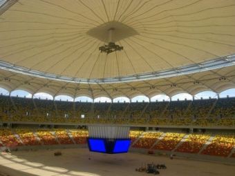 
	FOTO SUPERB! Asa arata acum National Arena acoperit complet! Vezi super imagini cu TABELA in forma de CUB!
