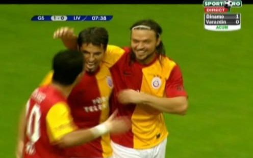 Victorie de VIS pe Turk Telekom Arena: Galatasaray 3-0 Liverpool! Gol senzational Elmander! Vezi DUBLA lui Baros! VIDEO_1