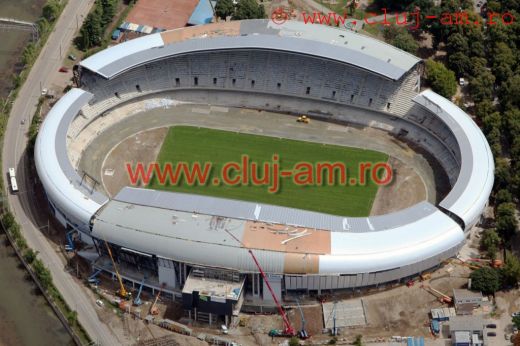 SUPER FOTO! Aproape toate scaunele au fost montate pe Cluj Arena, se pregateste pista de atletism! Vezi ultimele imagini_1