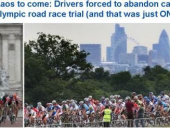 
	Englezii se gandesc cu GROAZA la Olimpiada din 2012! O cursa de ciclism organizata ieri in Londra a provocat HAOS total! 
