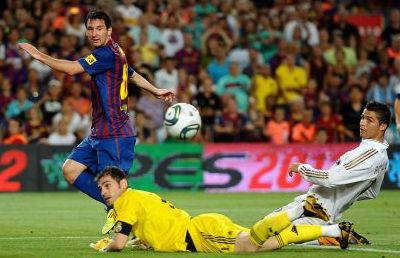 VIDEO: Barca, super campioana cu super scandal! Barca 3-2 Real: dubla Messi, 3 eliminati si final cu BATAIE_5