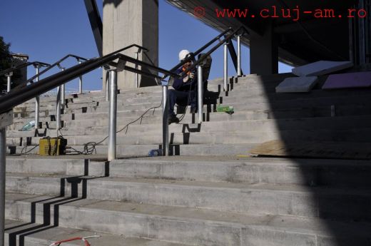 FOTO! Aproape toate scaunele au fost montate pe Cluj Arena! Cum arata azi stadionul de LUX_2