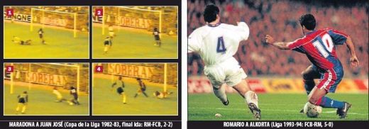 VIDEO! Cele mai frumoase faze din istoria Barcei! Maradona dribla jucatori de la Real pe linia portii, Messi a pus in genunchi portarul, Romario radea in lacrimi de fundasi_2