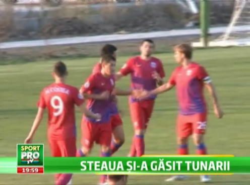 VIDEO SENZATIE! Florin Costea e noul numar 7 al Stelei: Dubla NEBUNA la debut si pasa de gol! Steaua 7-0 Tunari Vezi golurile lui Costea_2