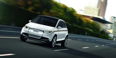 Audi A2 electric Frankfurt poze