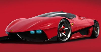 Ferrari EGO 2025 avion Institutul de design Torino poze