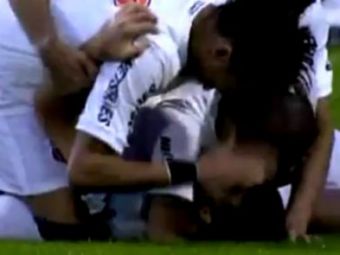 VIDEO! Neymar, pericol PUBLIC: Si-a luat la PALME un coleg dupa ce a marcat!