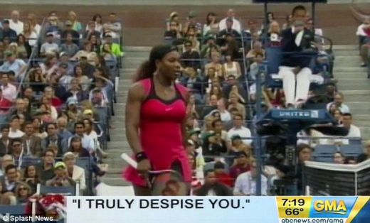 VIDEO Serena Williams, dezlantuita in finala US Open! A facut MEGA scandal cu arbitrul: "Te dispretuiesc!"_5