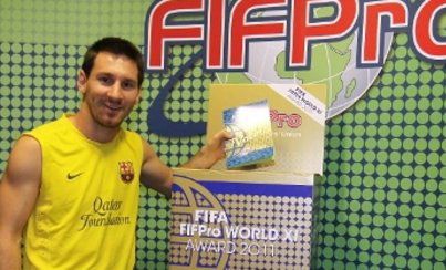 Lionel Messi Barcelona FIFPro