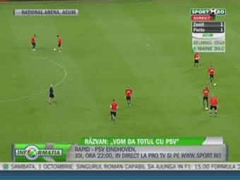 
	VIDEO! La 24 de ore de la Otelul - Benfica, gazonul de pe National Arena e IMPECABIL! Olandezii de la PSV, incantati de iarba lor :)
