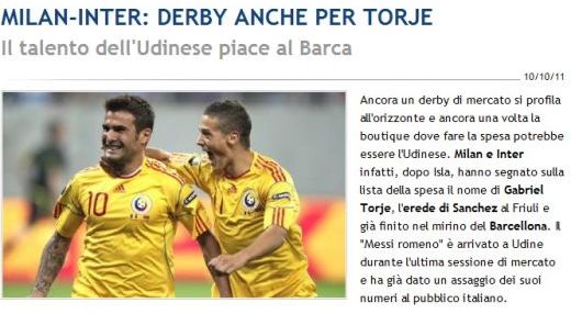 Torje intra in cel mai MARE DERBY din Italia! Milan si Inter l-au pus pe lista de transferuri_2