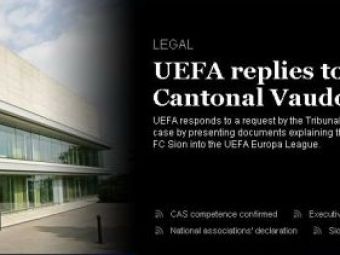 
	Decizie UNICA in fotbal! UEFA o integreaza pe Sion in Europa League! Elvetienii ar putea ajunge direct in 16-imi!
